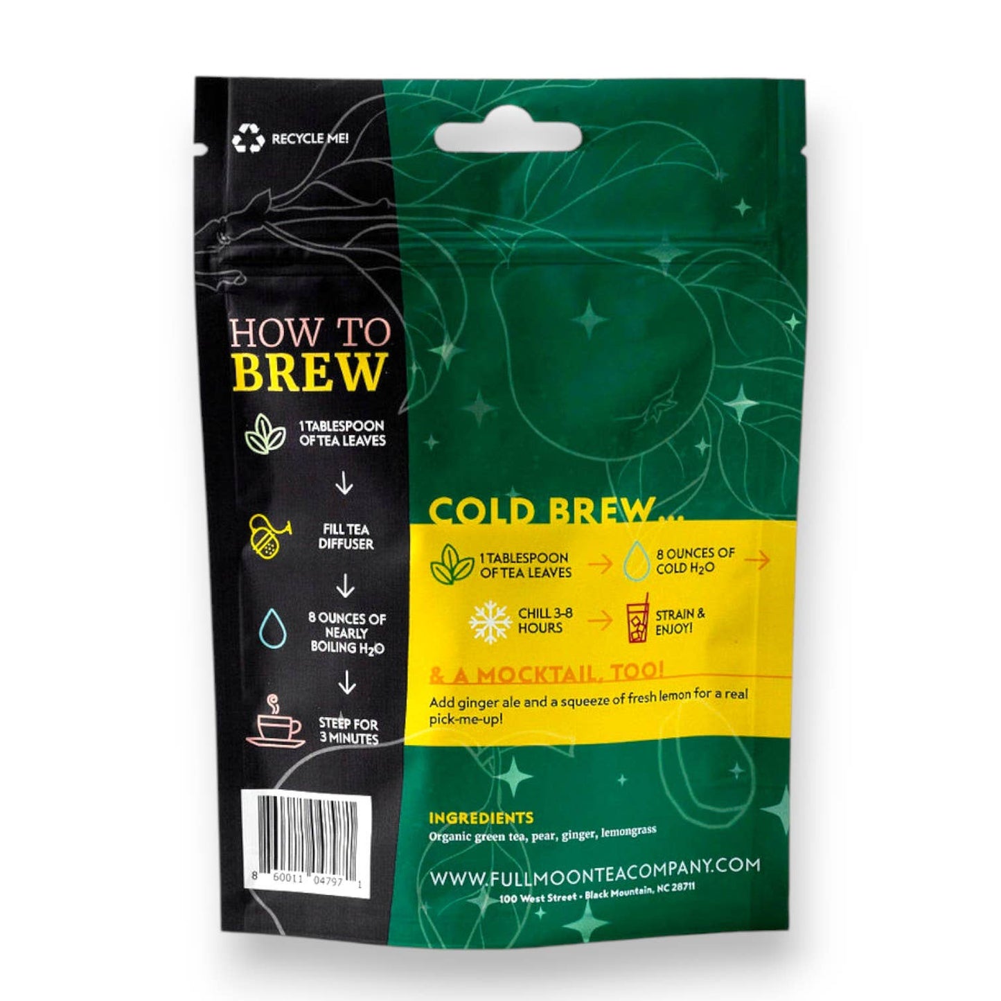 Pear & Ginger Green Tea - Premium Loose Leaf