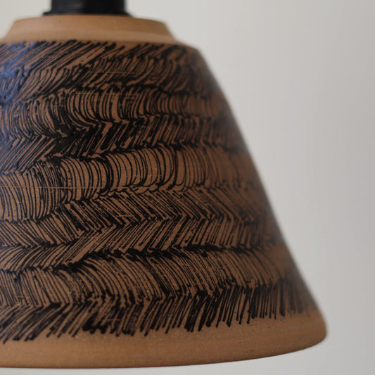 Handmade Ceramic Illuminated Pendant Light #0102