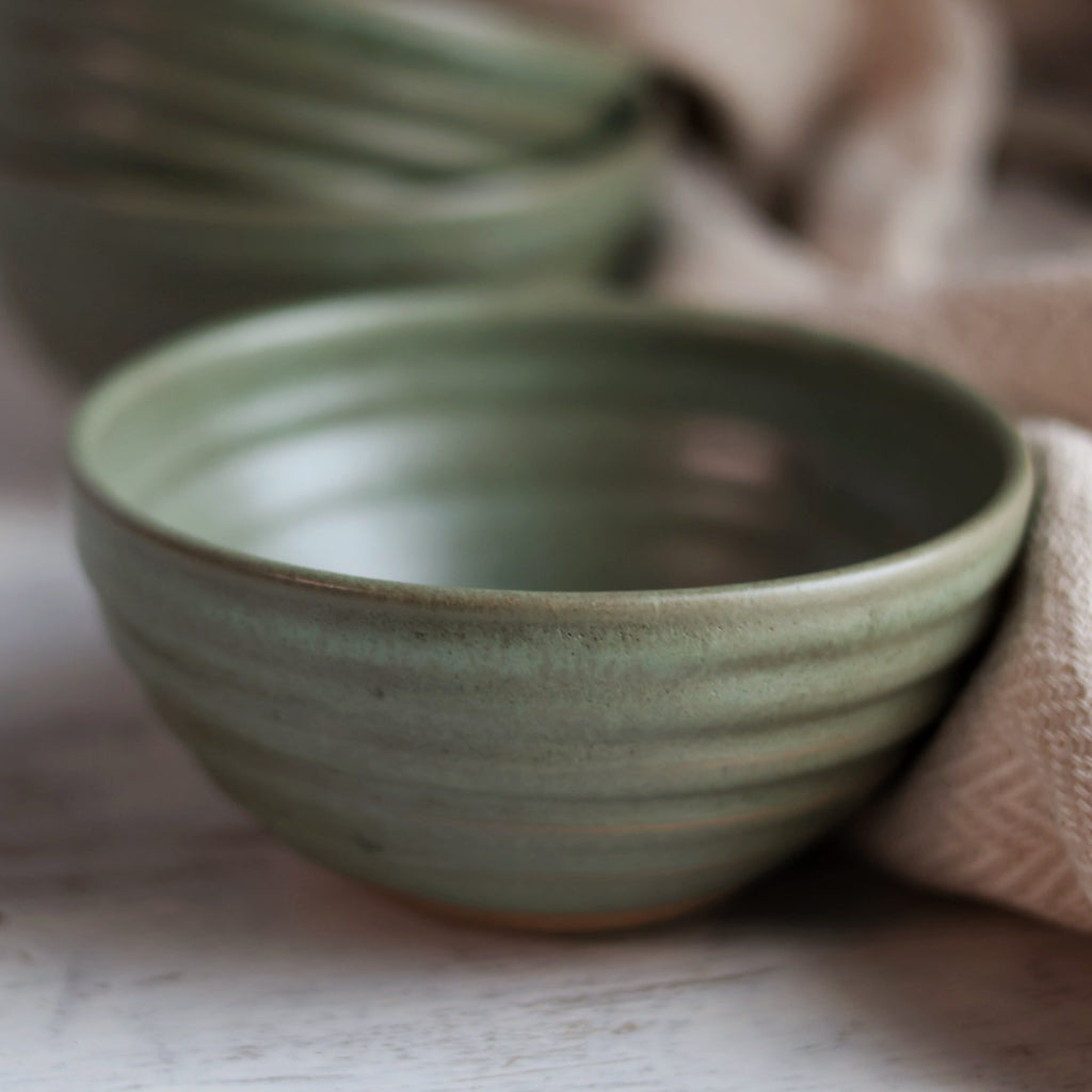 Ice Cream Bowl in Sage Green