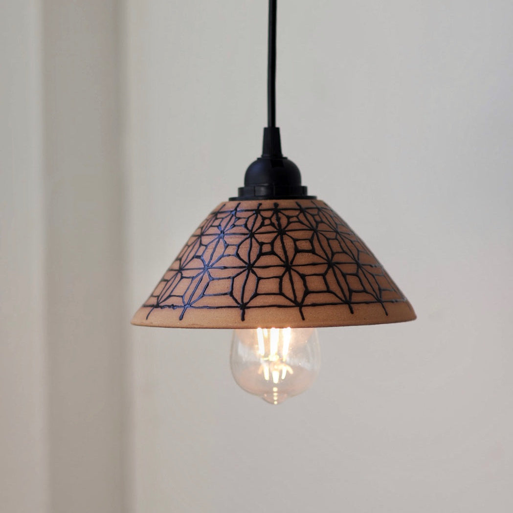 Handmade Ceramic Illuminated Pendant Light #0105