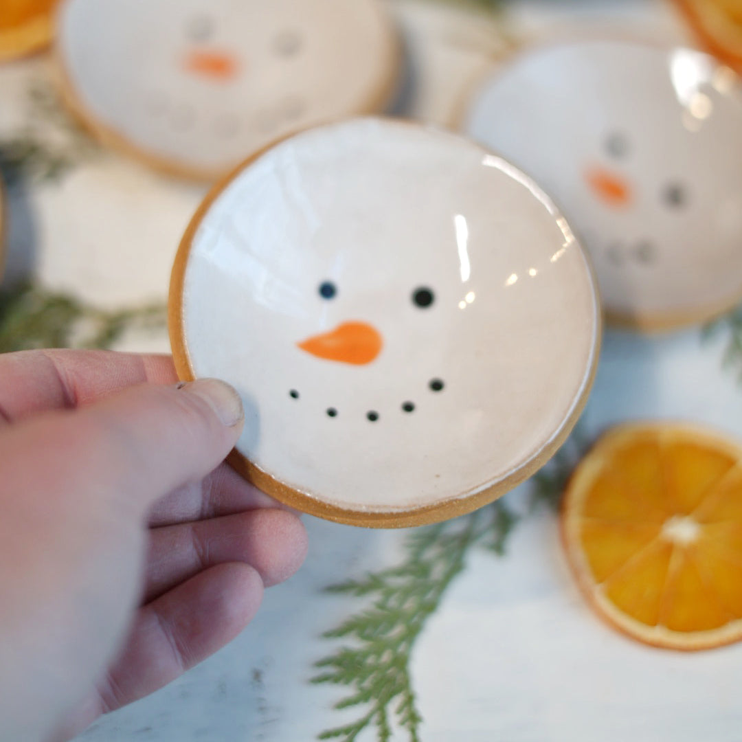 Snowman Trinket Dish