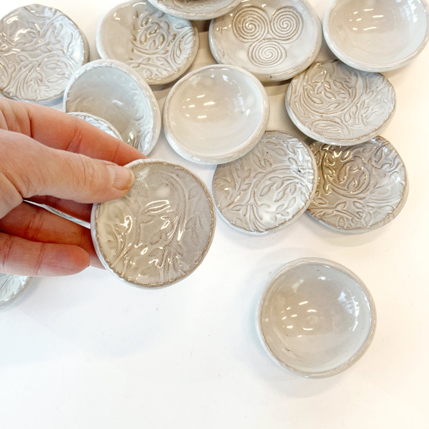 Artist Choice Tiny Dishes in White