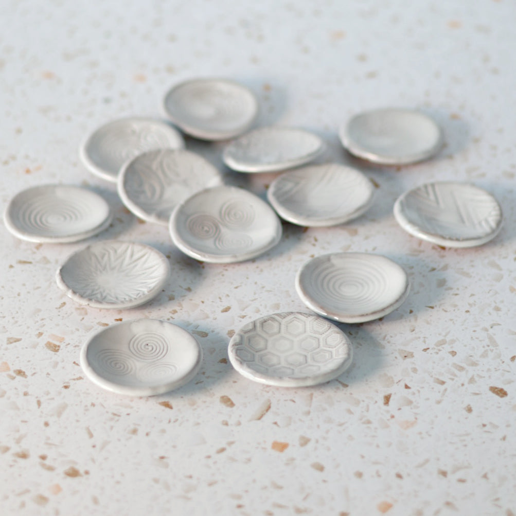 Artist Choice Tiny Dishes in White