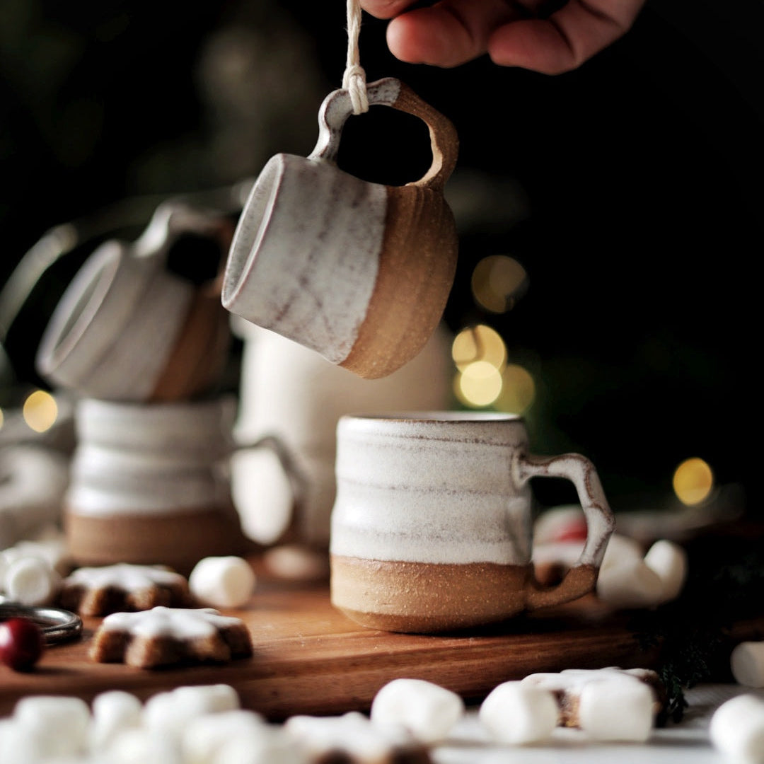 Artist Choice Mug Tiny Ornament in 2 Color Options
