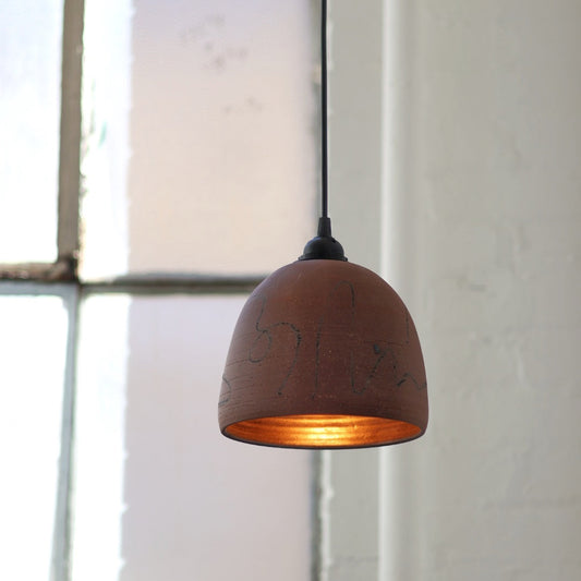 Handmade Ceramic Illuminated Pendant Light #0101