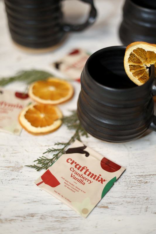 Cranberry Vanilla Cocktail / Mocktail Mixer - Single Packets