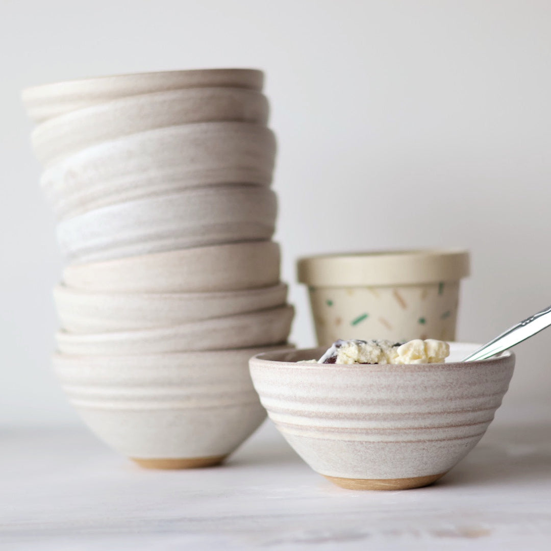 Ice Cream Bowl in 3 Color Options