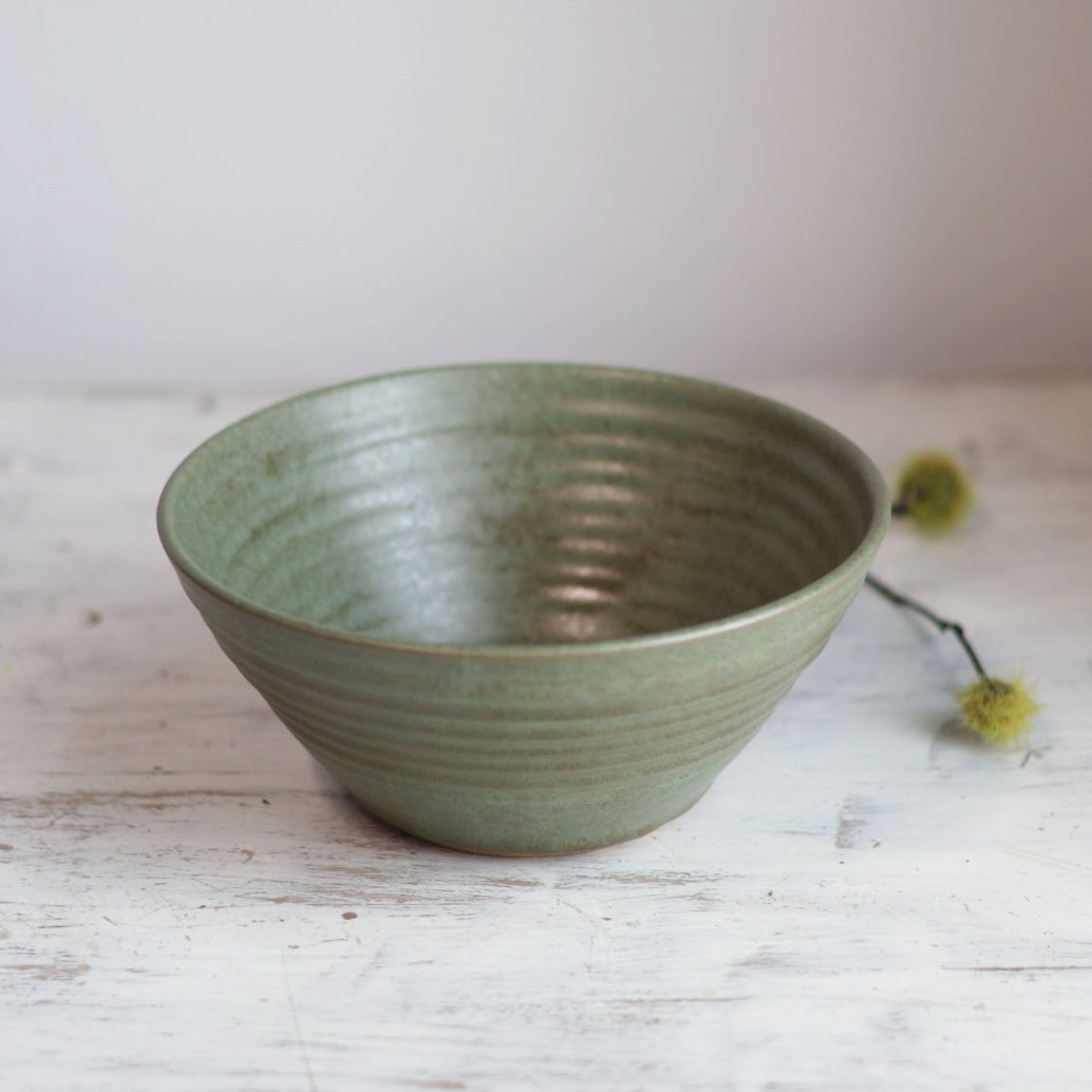 Serving Bowl in Sage Green
