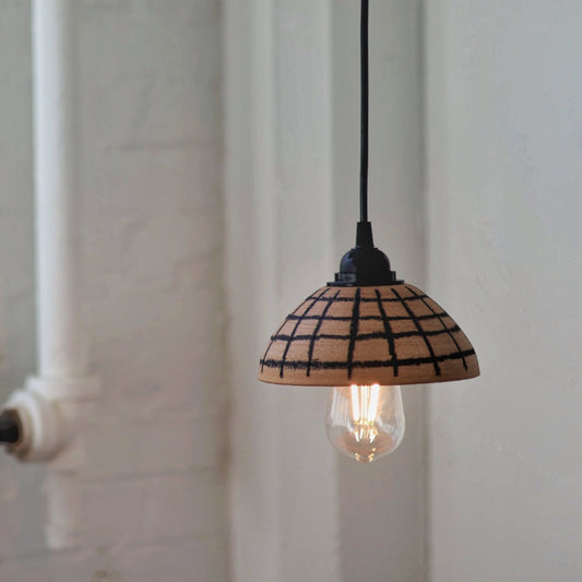 Handmade Ceramic Illuminated Pendant Light #0108