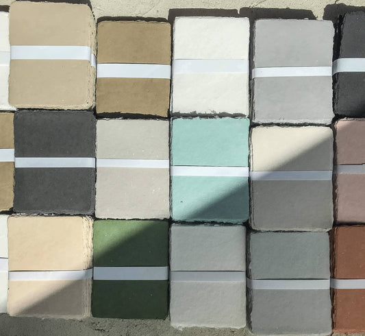 Handmade Paper Sheet Set in 5x7: Natural - soft white