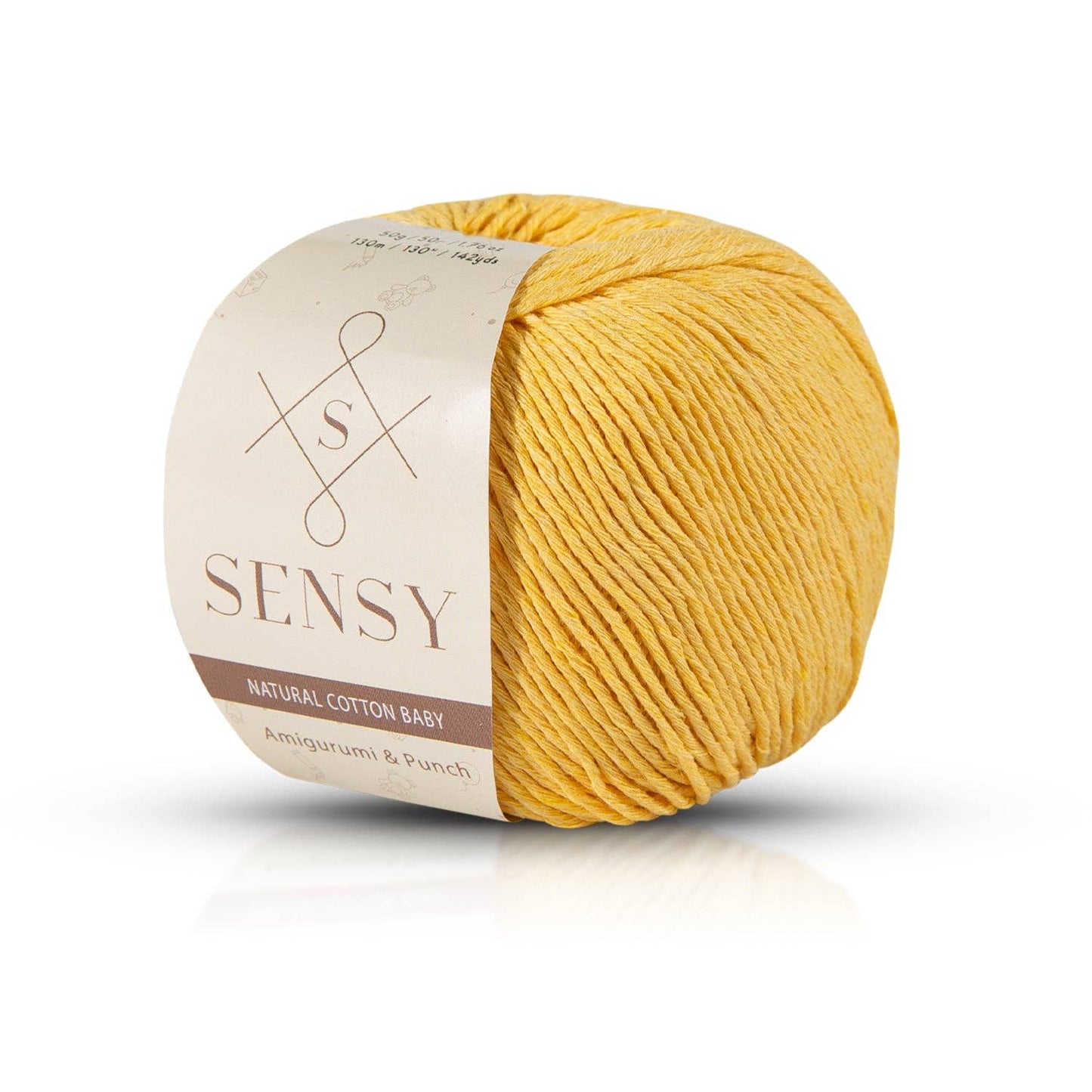 Sensy Premium 100% Soft Cotton Yarn for Amigurumi Knitting in 11 Color Options