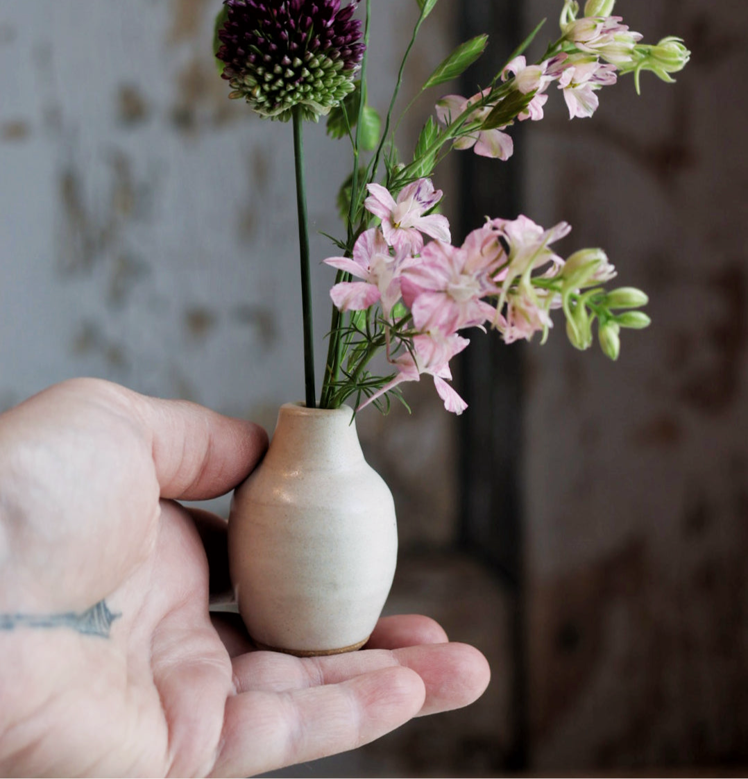 Artist Choice Teeny Tiny Handmade Vase in 3 Color Options
