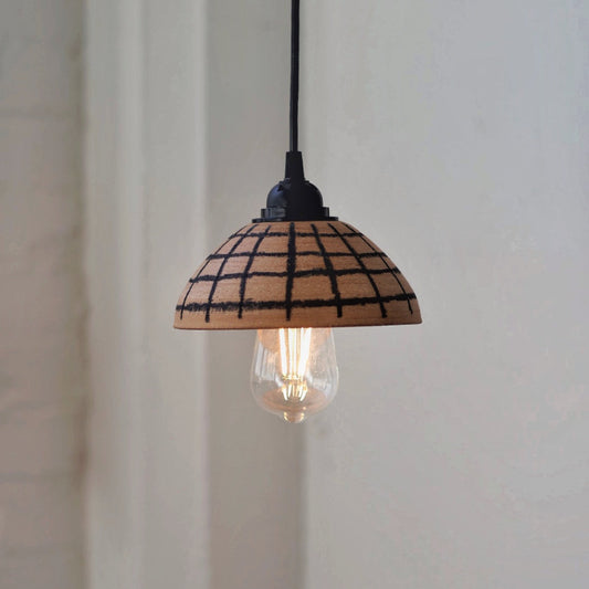 Handmade Ceramic Illuminated Pendant Light #0108