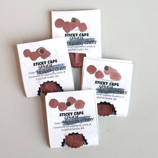 Gouache Sticky Caps - Holiday Cheer