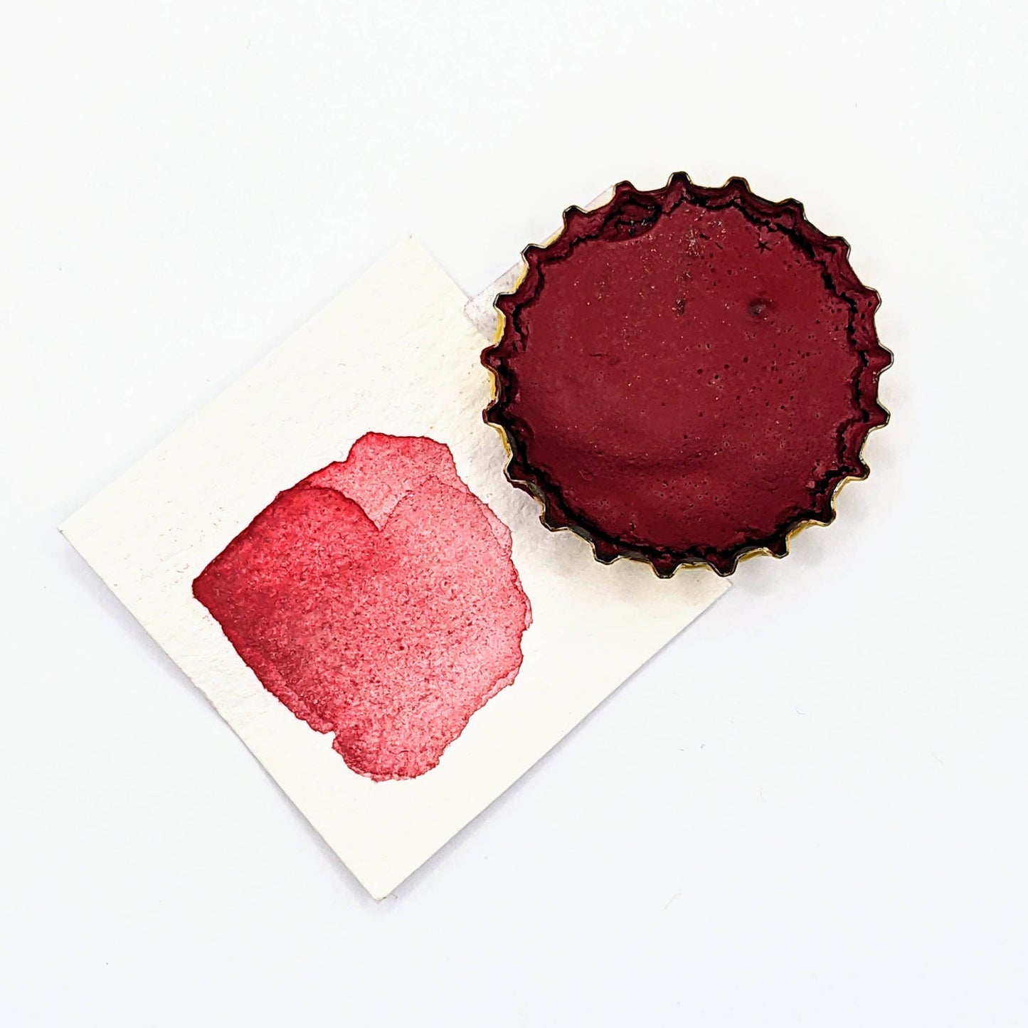 Watercolor Sticky Cap - Basic Red