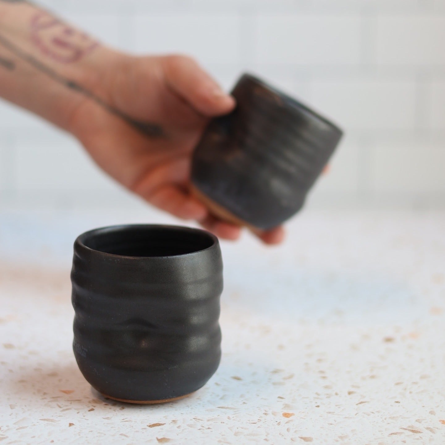 Reclamation Wine Cup in Black