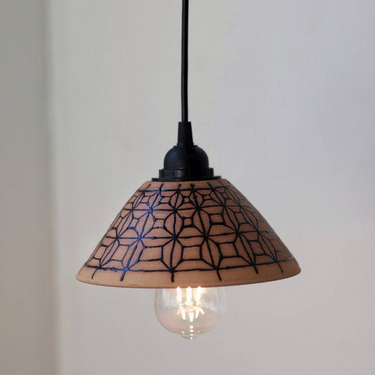 Handmade Ceramic Illuminated Pendant Light #0105