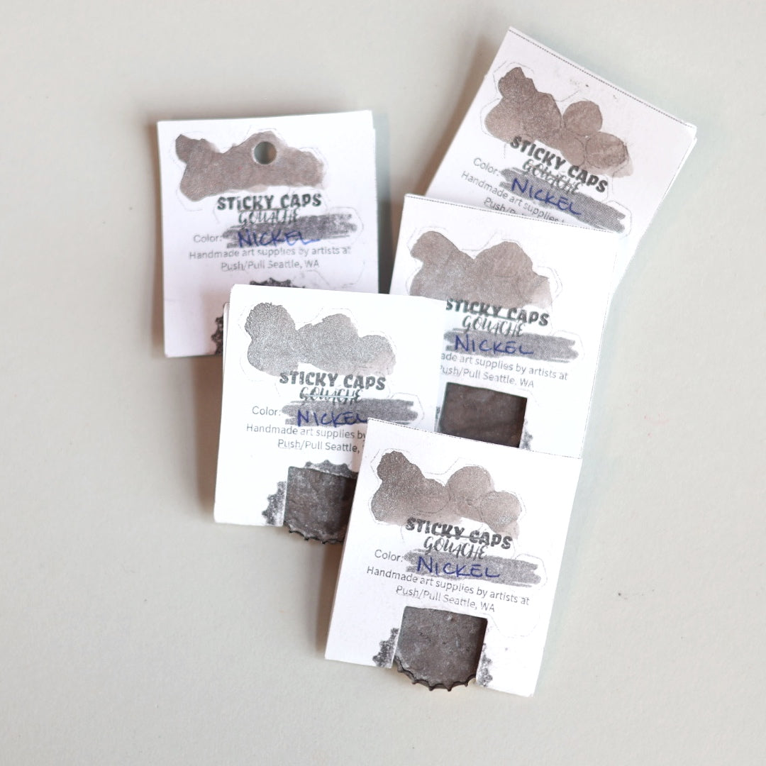 Gouache Sticky Caps - Nickel