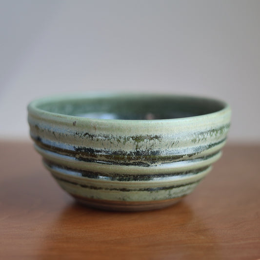 Small Serving Bowl in Moss Green