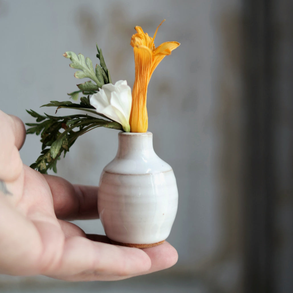 Artist Choice Teeny Tiny Handmade Vase in 3 Color Options