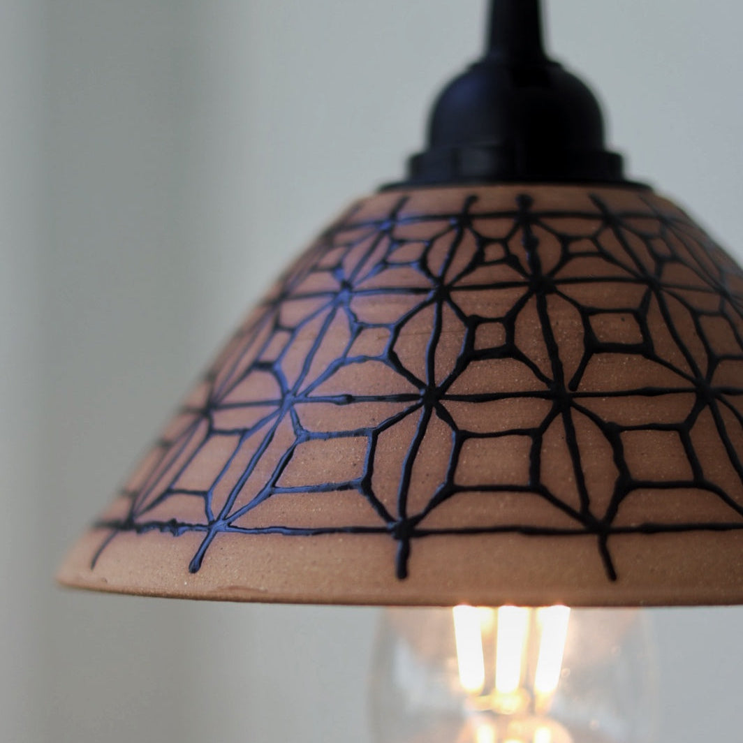 Handmade Ceramic Illuminated Pendant Light #0105