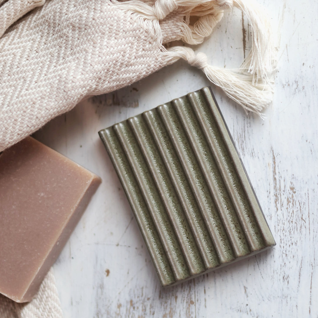 Soap Dish in Sage Green