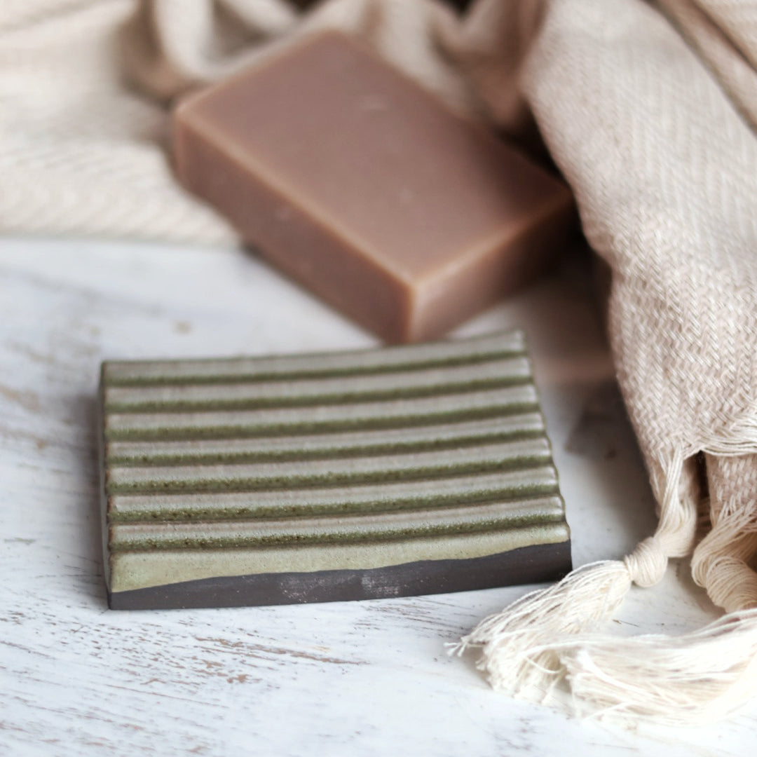 Soap Dish in Sage Green