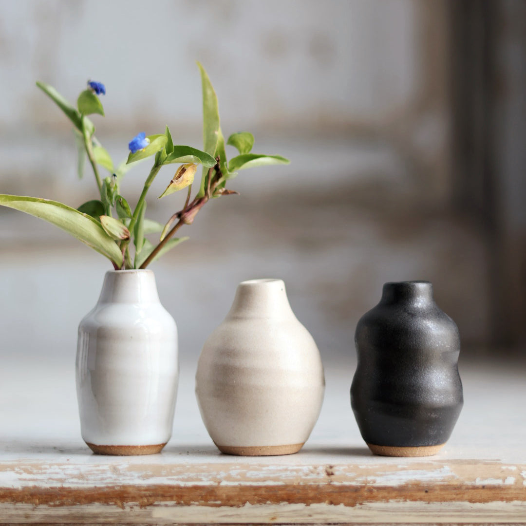 Artist Choice Teeny Tiny Handmade Vase in 3 Color Options