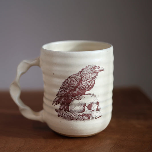 Jumbo Companion Mug in Cream | Slow Dark Raven
