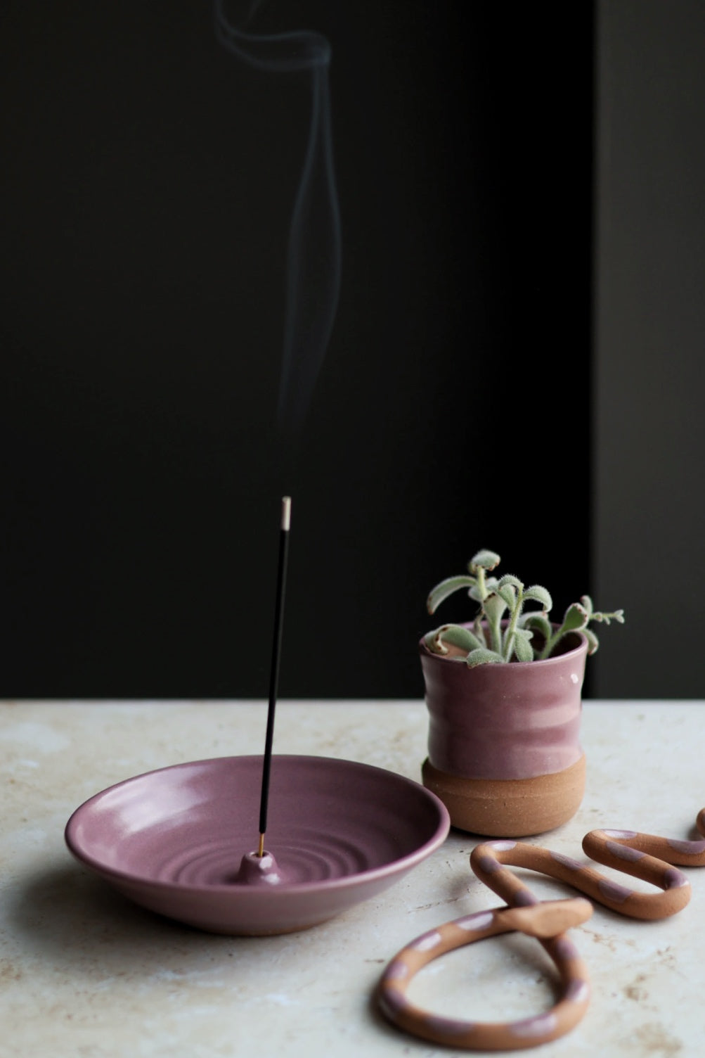 Incense Burner in Lilac