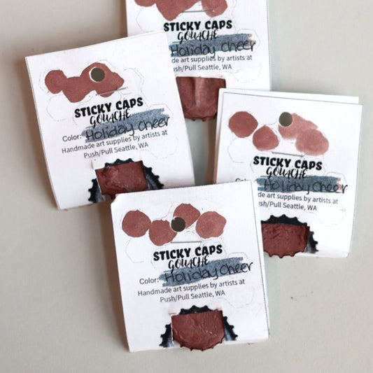 Gouache Sticky Caps - Holiday Cheer