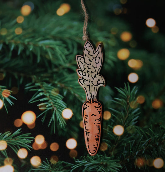 Large Carrot Ornament | Garden Fresh Holiday Decor