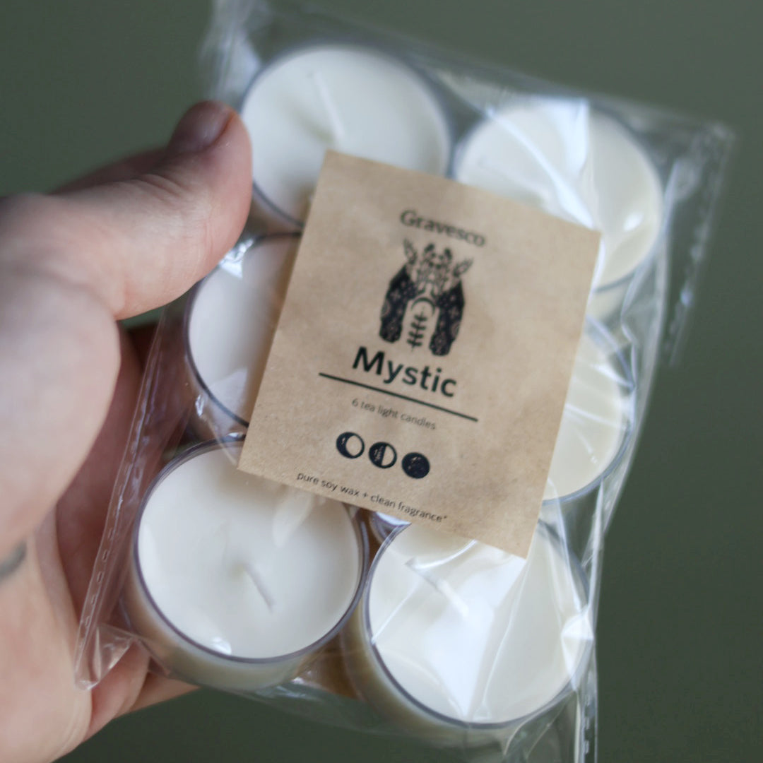 Tea Light Candle - Set of 6 Pure Soy Wax