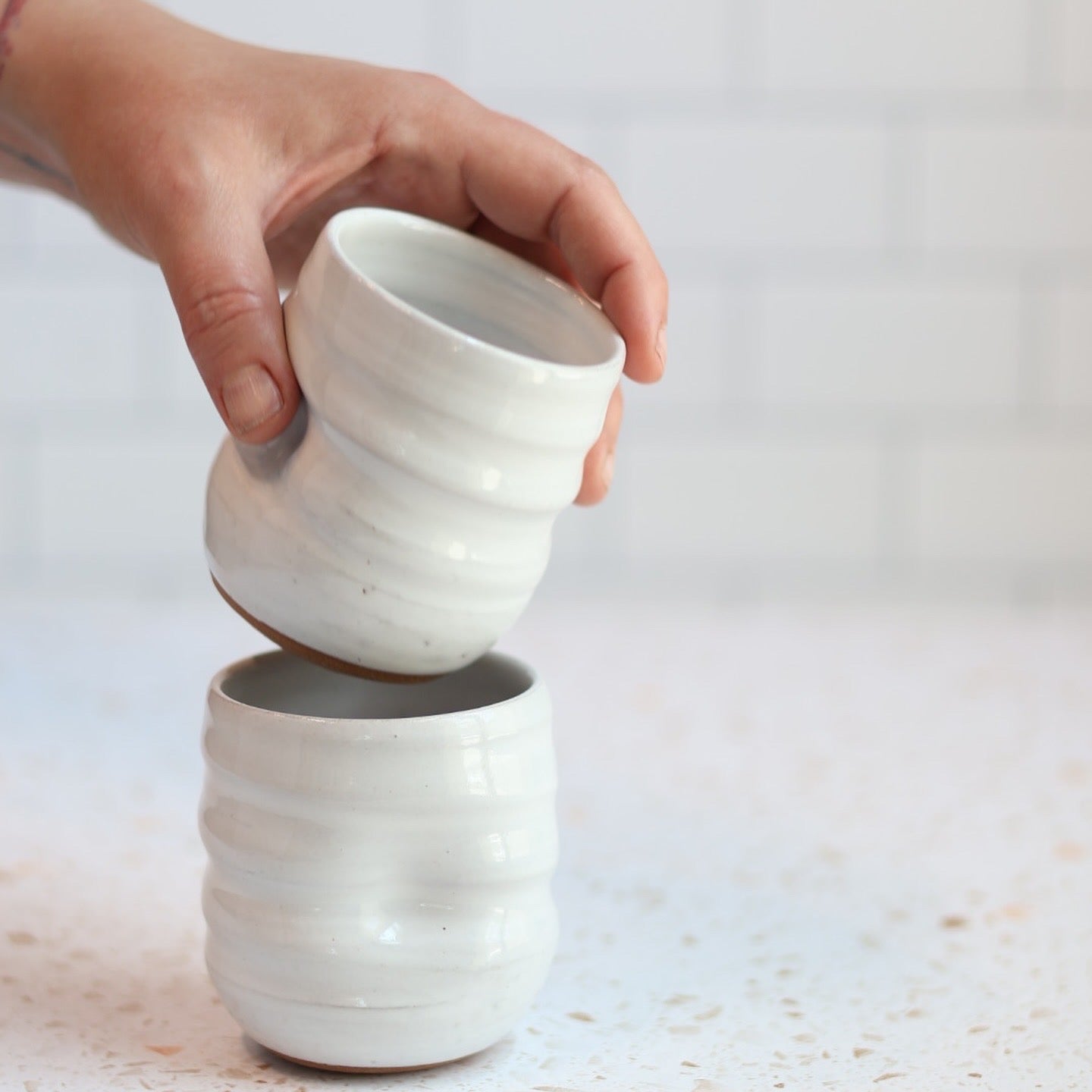Reclamation Wine Cup in White