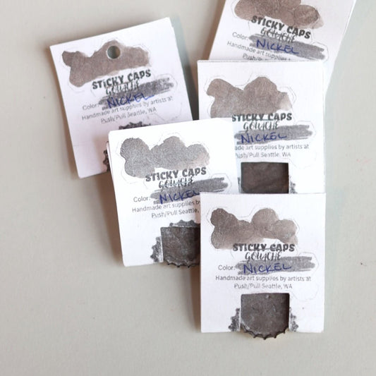 Gouache Sticky Caps - Nickel