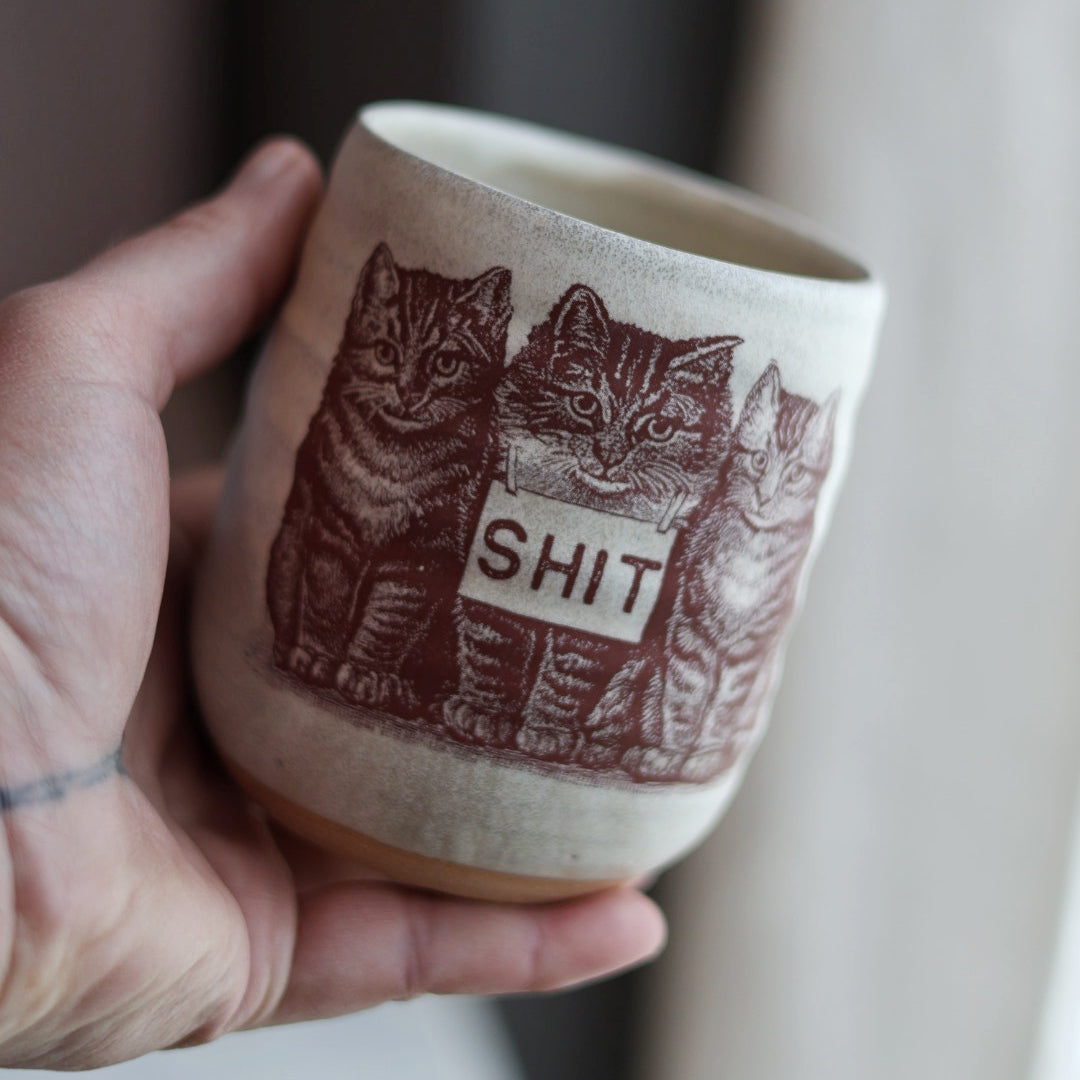 Shitten Everyday Tumbler in Cream