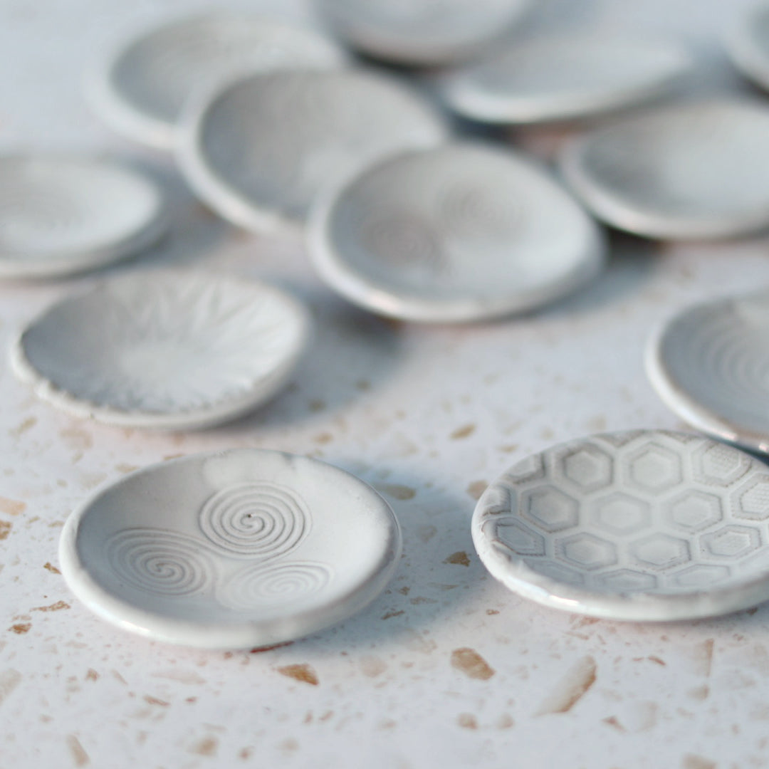 Artist Choice Tiny Dishes in White
