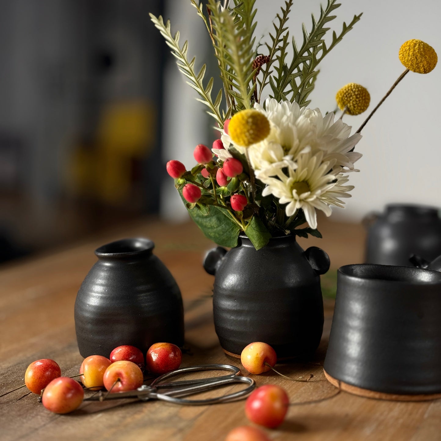 Artist Choice Small Vase in Black