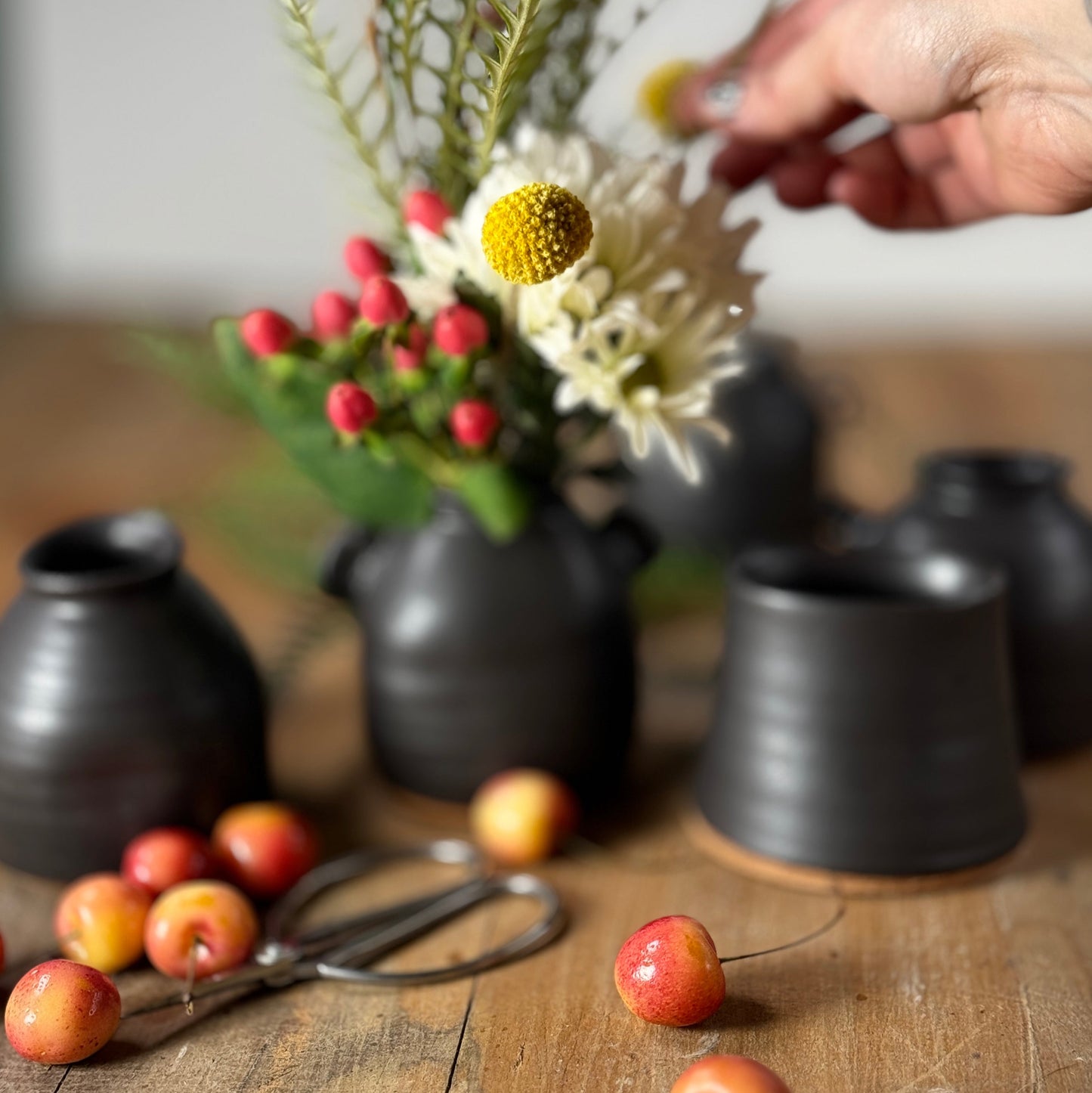 Artist Choice Small Vase in Black