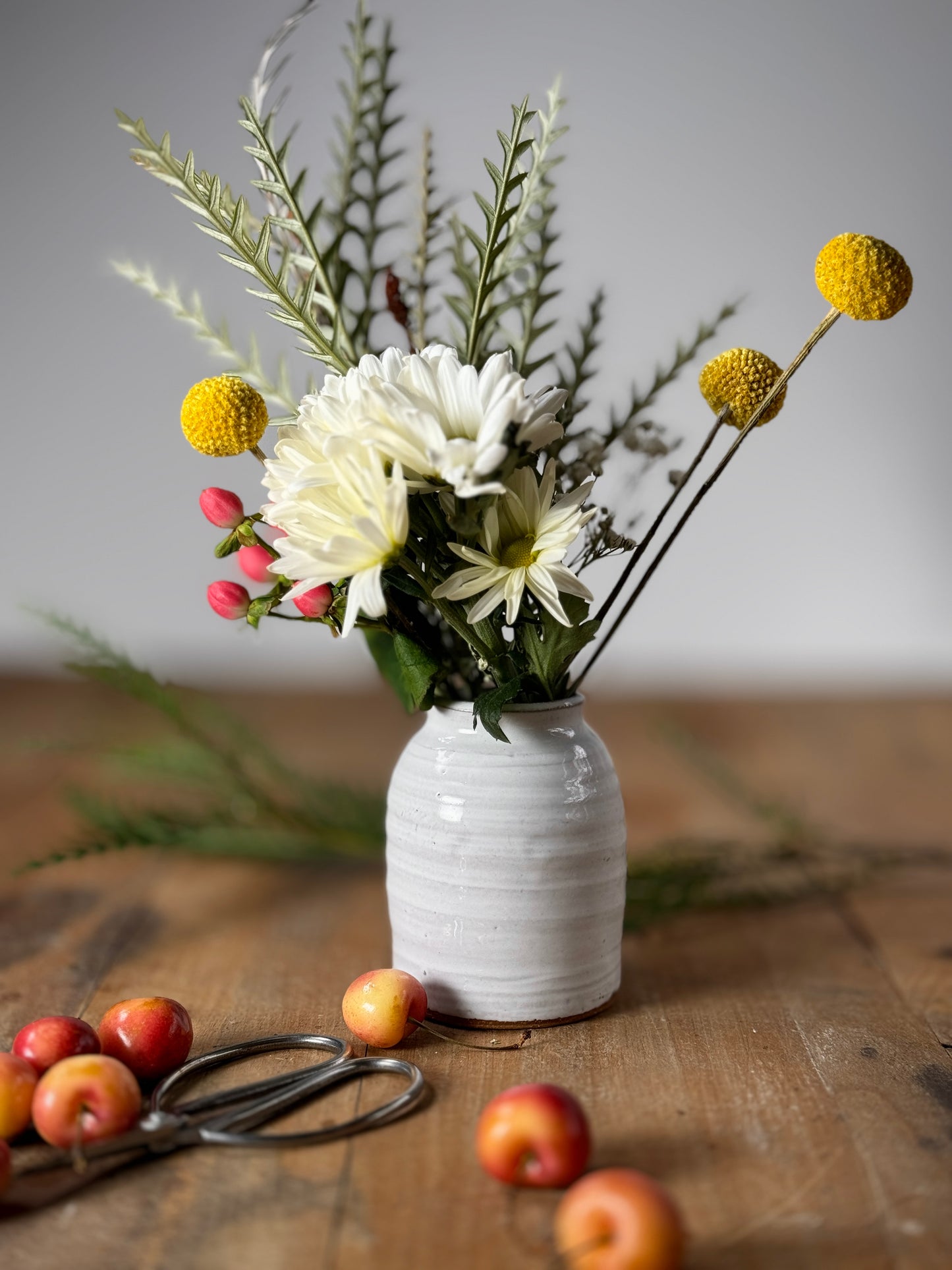 Artist Choice Small Vase in White