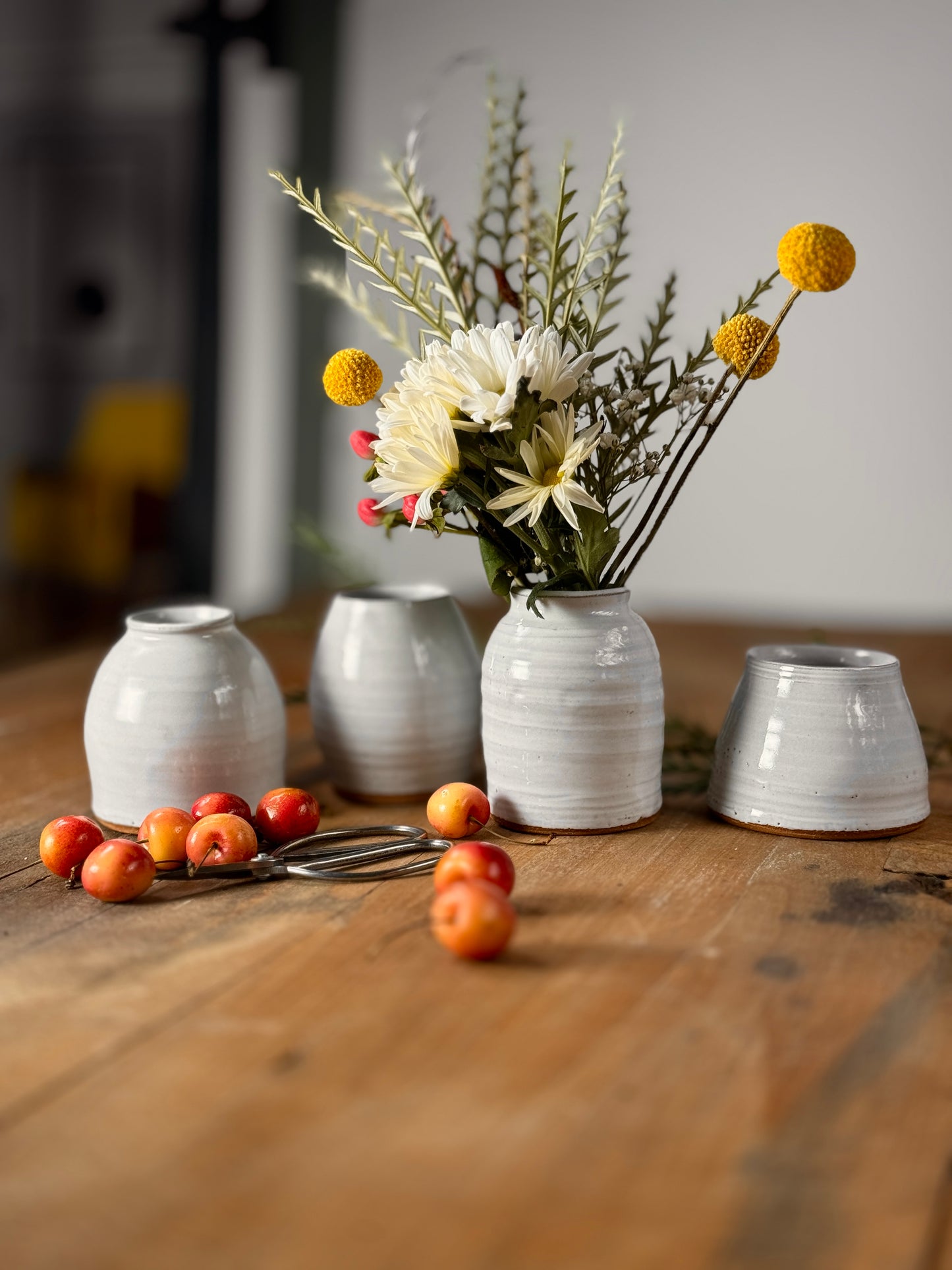 Artist Choice Small Vase in White