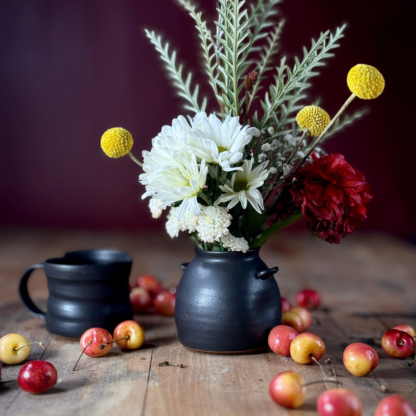 Artist Choice Small Vase in Black
