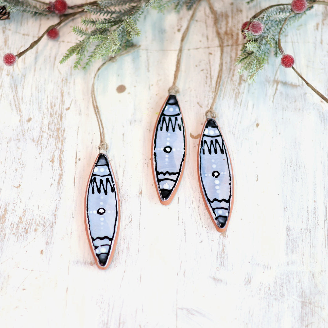 Handpainted Majolica Ornament Ornament