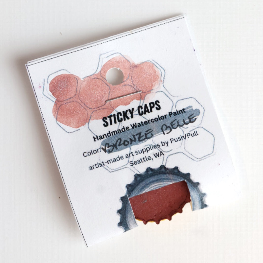 Watercolor Sticky Cap - Bronze Belle