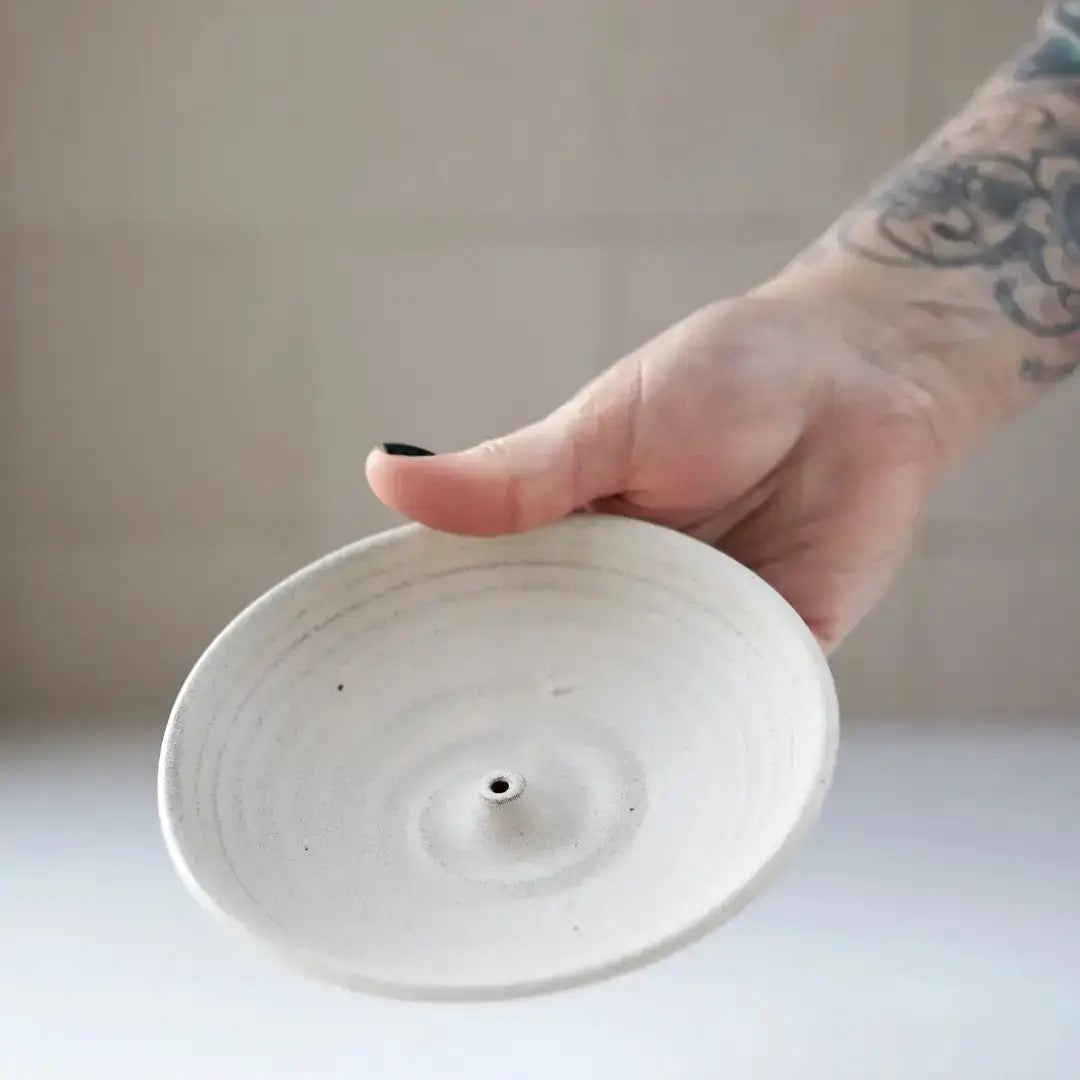Incense Burner in Cream