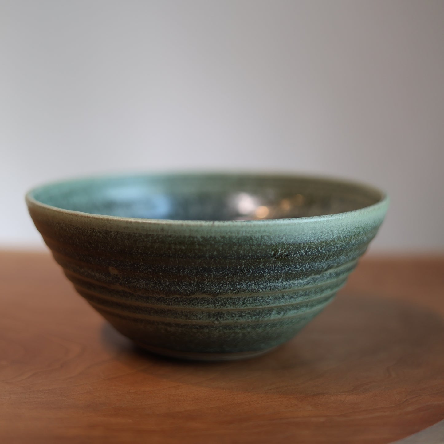 Small Serving Bowl in Moss Green