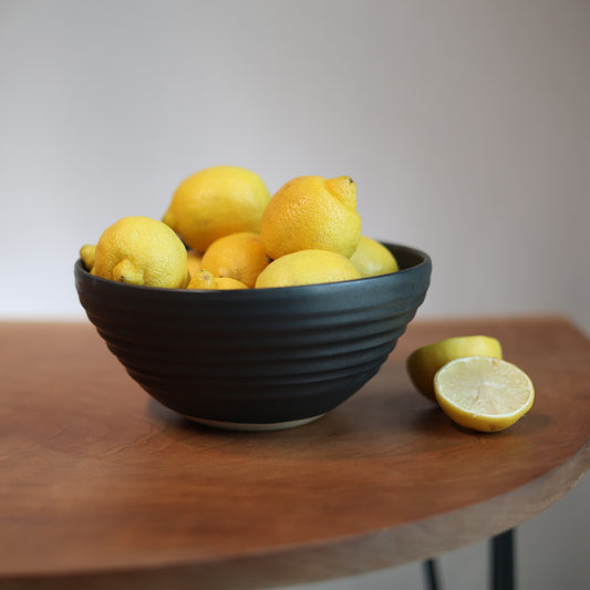 Small Serving Bowl in Black