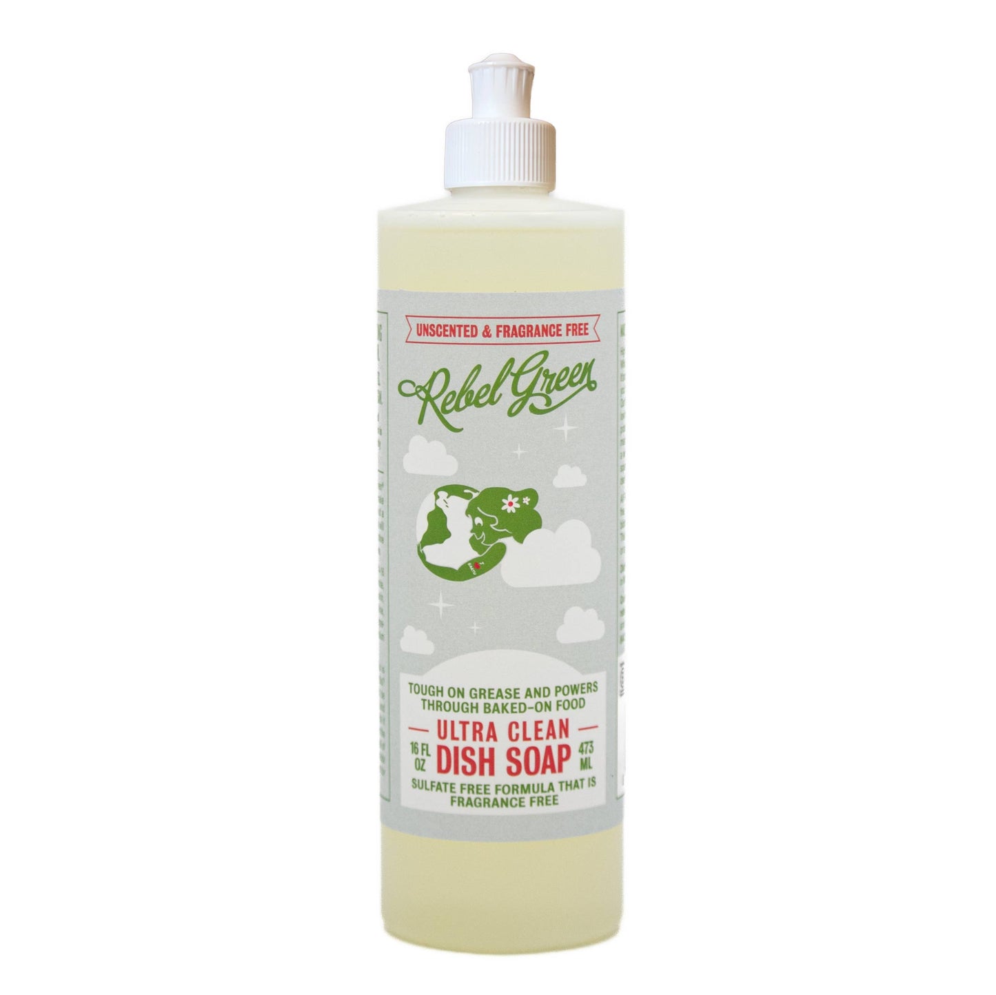 Rebel Green Dish Soap -9 fragrances 16 oz