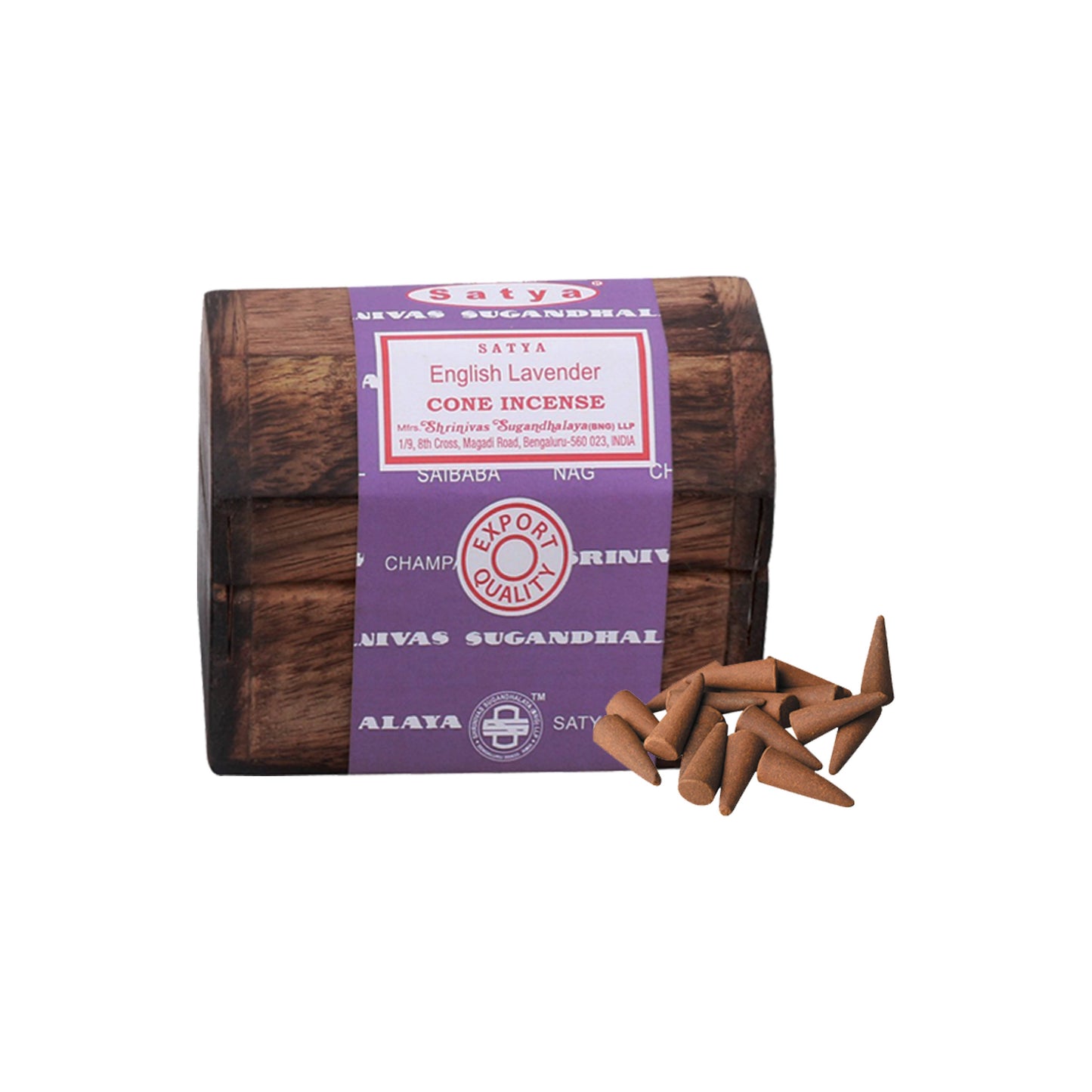 Incense Box w/ Cones - Satya Lavender