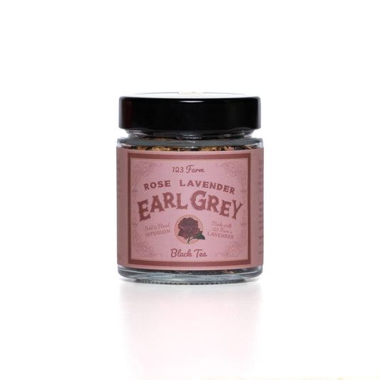 Rose Lavender Earl Grey Black Tea – 2 oz Loose Leaf